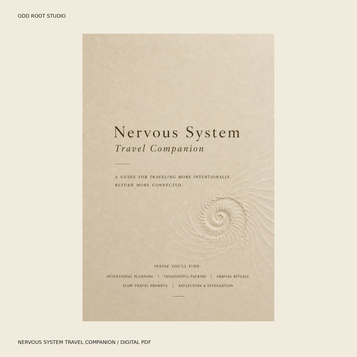 Nervous System Travel Companion digital PDF cover